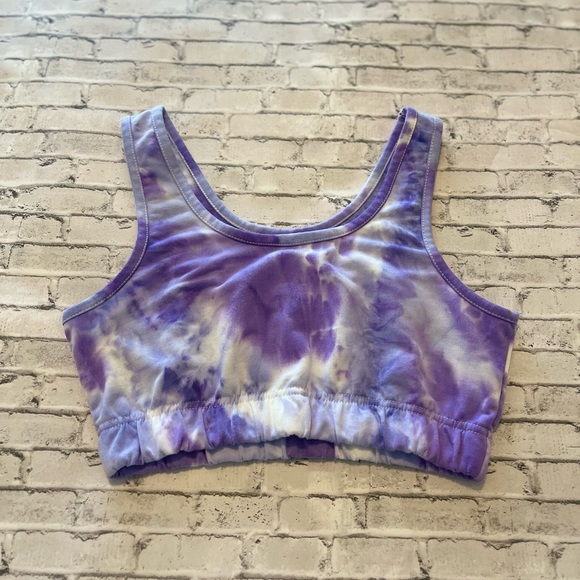 Refuge Athletics Purple Tie Dye 2 Piece Short Set Size Medium - Picture 4 of 15